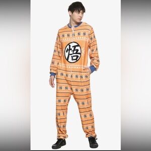 Dragon Ball Z Fair Isle Fleece Onesie unisex